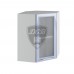 КАПЛЯ 3D ПУС-550х550 угловой навесной шкаф со стеклом