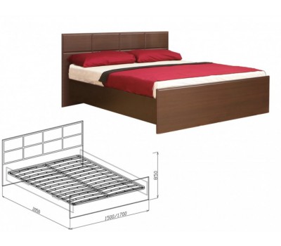 Кровать с основанием 1400мм "Палермо" (Союз-Мебель)