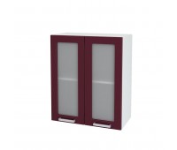 Ксения (Техно) ШВВС-600 шкаф высокий навесной со стеклом