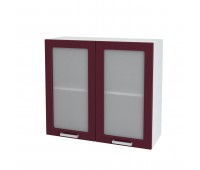 Ксения (Техно) ШВВС-800 шкаф высокий навесной со стеклом