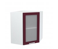 Ксения (Техно) ШВВУС-550 угловой высокий навесной шкаф со стеклом